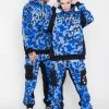 BROKEN PROMISES Demon Camo Hoodie - Blue Hoodies
