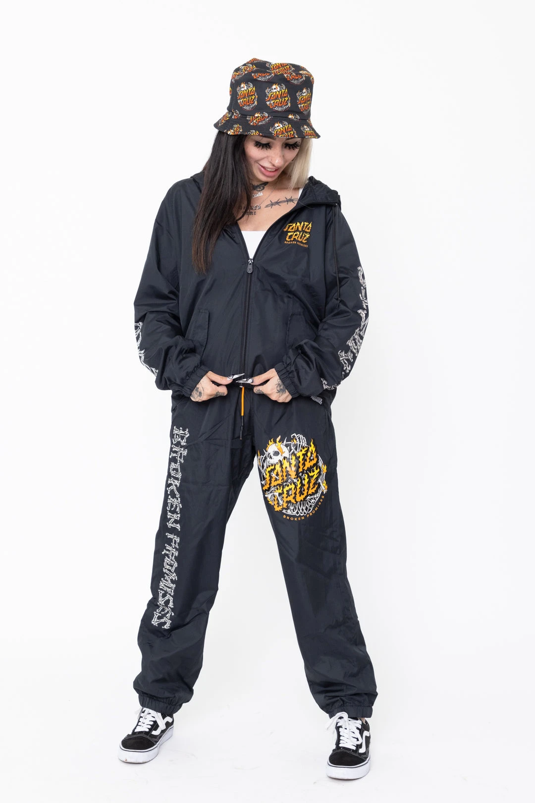 BROKEN PROMISES BP X SC Boneyard Windbreaker PANT Black