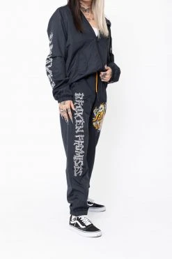 BROKEN PROMISES BP X SC Boneyard Windbreaker PANT Black
