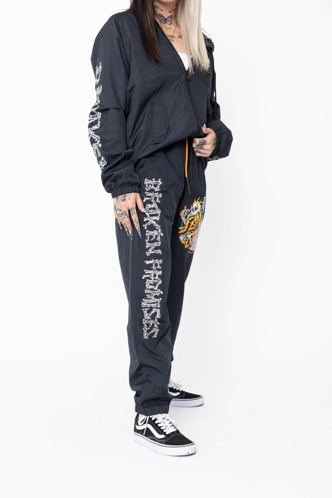 BROKEN PROMISES BP X SC Boneyard Windbreaker PANT Black