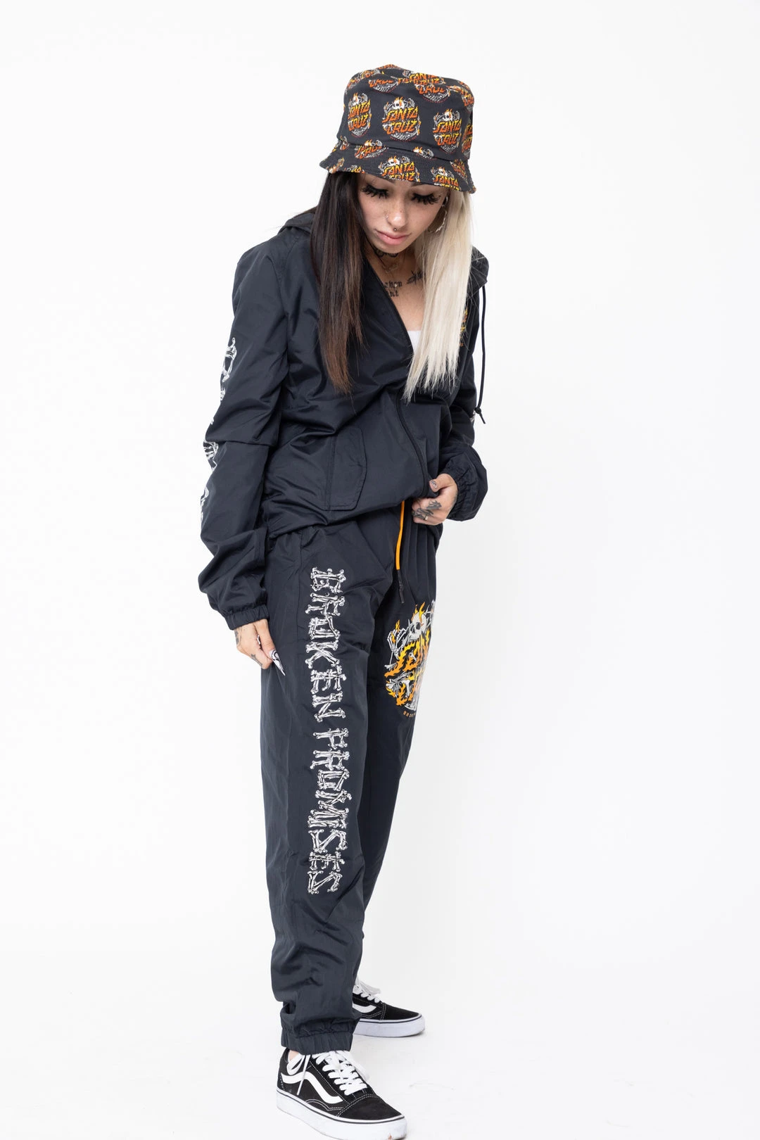 BROKEN PROMISES BP X SC Boneyard Windbreaker PANT Black