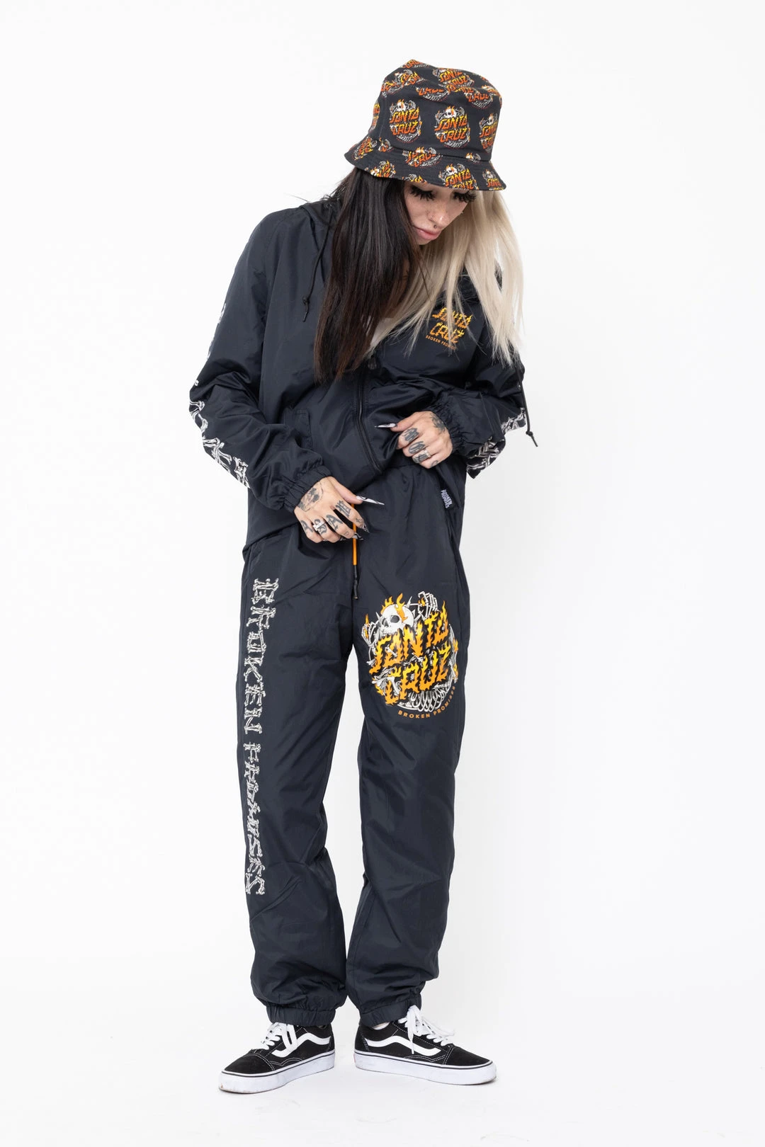 BROKEN PROMISES BP X SC Boneyard Windbreaker PANT Black