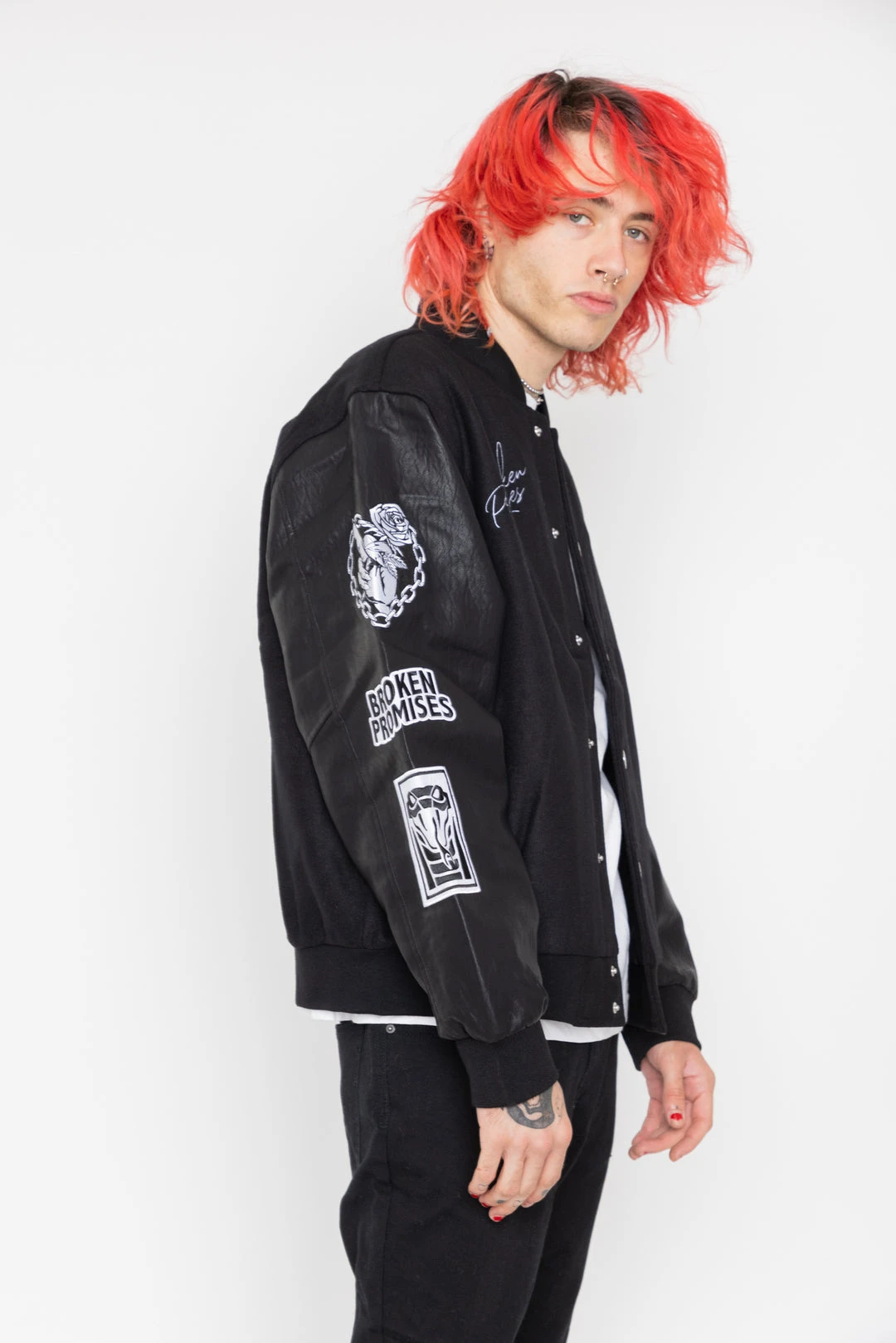 CASH Graveyard Varsity Jacket Black