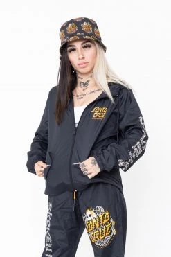 BROKEN PROMISES BP X SC Boneyard Windbreaker Black Outerwear