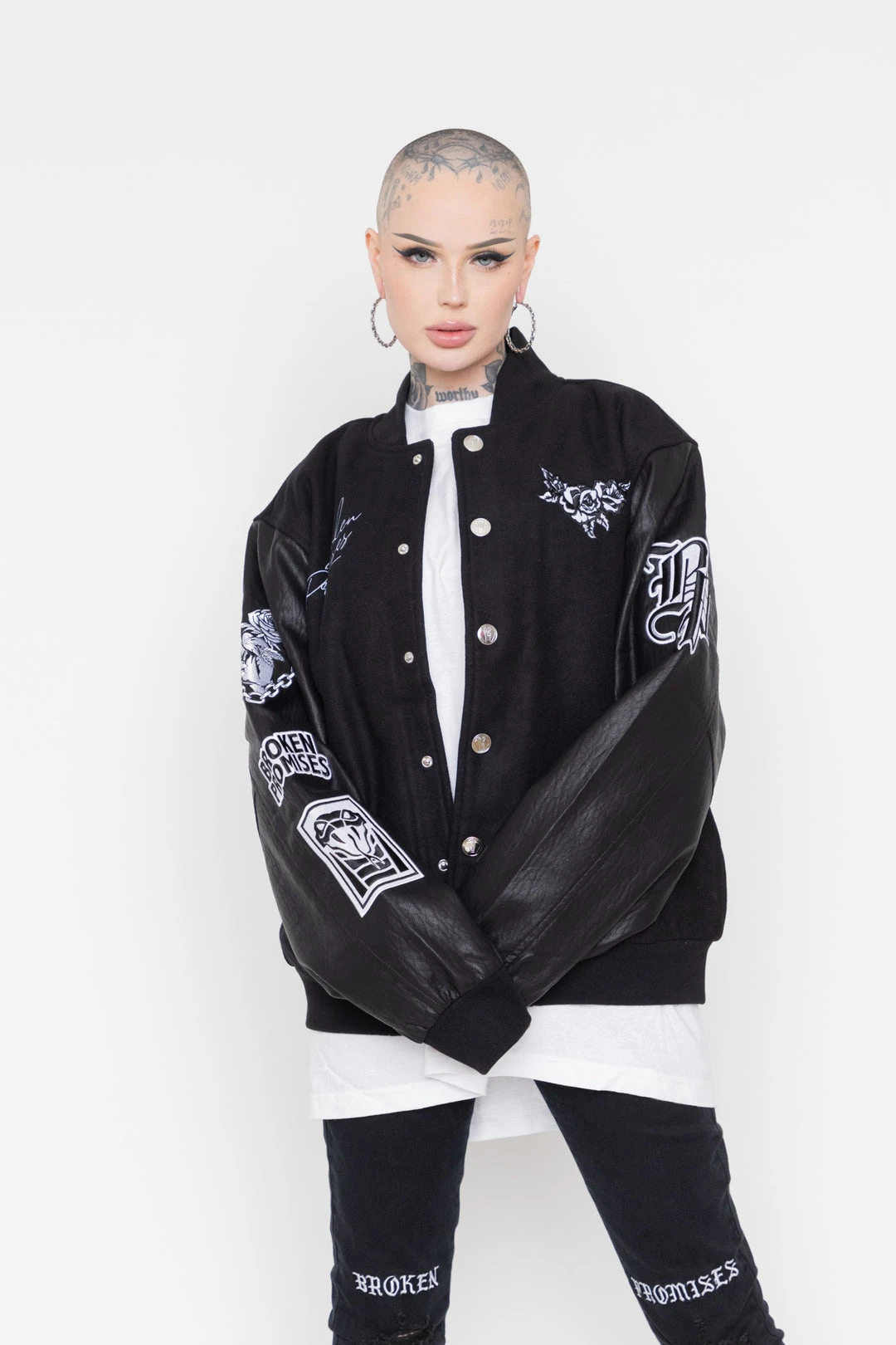 CASH Graveyard Varsity Jacket Black