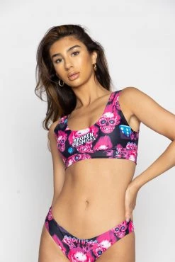 BROKEN PROMISES Swim Aim For My Heart Bikini Top