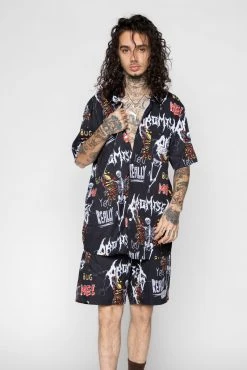 BROKEN PROMISES Buggerfly Shorts Black