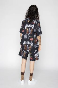 BROKEN PROMISES Buggerfly Shorts Black