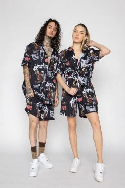 BROKEN PROMISES Buggerfly Shorts Black