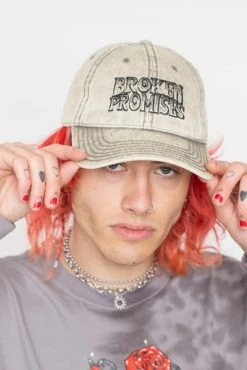 BROKEN PROMISES Fangs Dad Hat Headwear