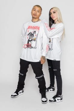 BROKEN PROMISES Shirts Drown My Sorrows L/S White