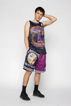 BROKEN PROMISES Bottoms Champion Ring Patchwork Shorts