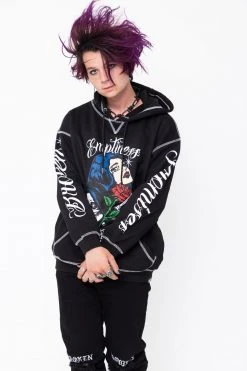 CASH True Sadness Contrast Stitch Hoodie
