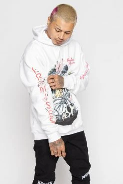 BROKEN PROMISES Hoodies Lovely Decay Hoodie White