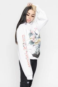BROKEN PROMISES Hoodies Lovely Decay Hoodie White