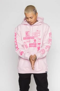 BROKEN PROMISES Don't Play Games Hoodie Pink Hoodies