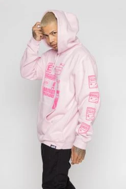 BROKEN PROMISES Don't Play Games Hoodie Pink Hoodies