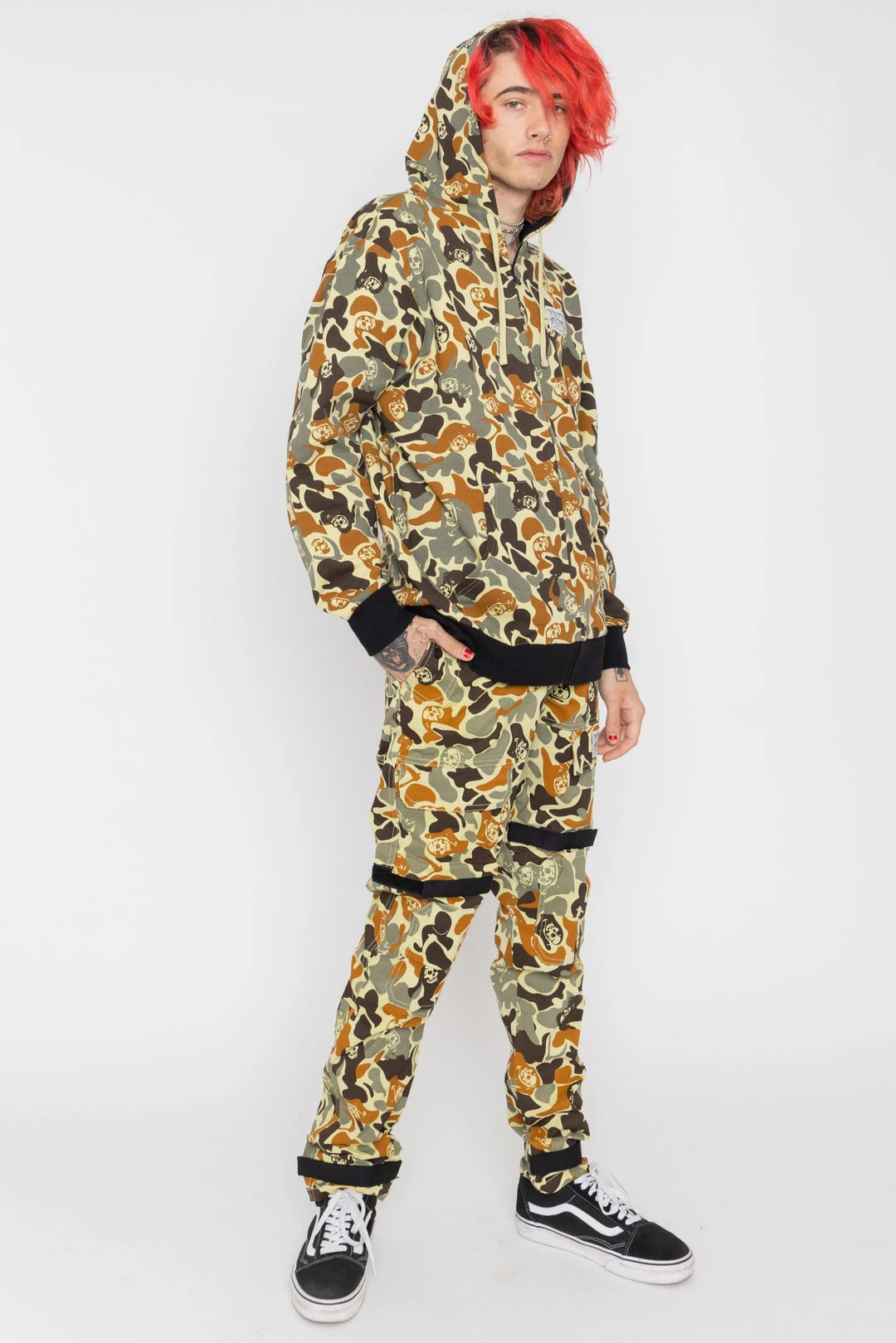 BROKEN PROMISES Reaper Camo Tied Down Pants