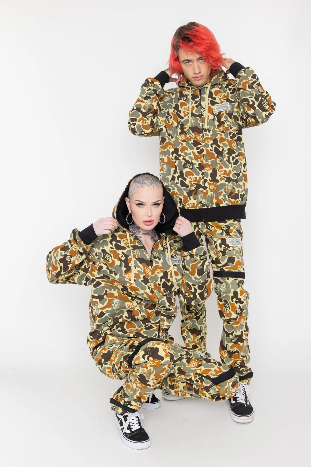 BROKEN PROMISES Reaper Camo Tied Down Pants