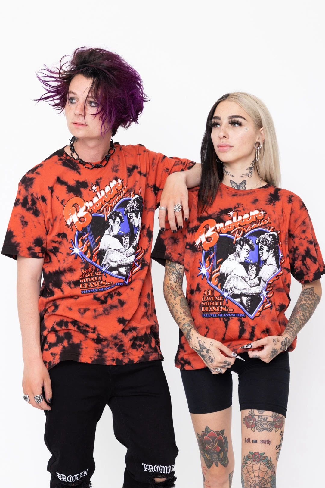 CASH Without Reason Tie Dye Tee Shirts