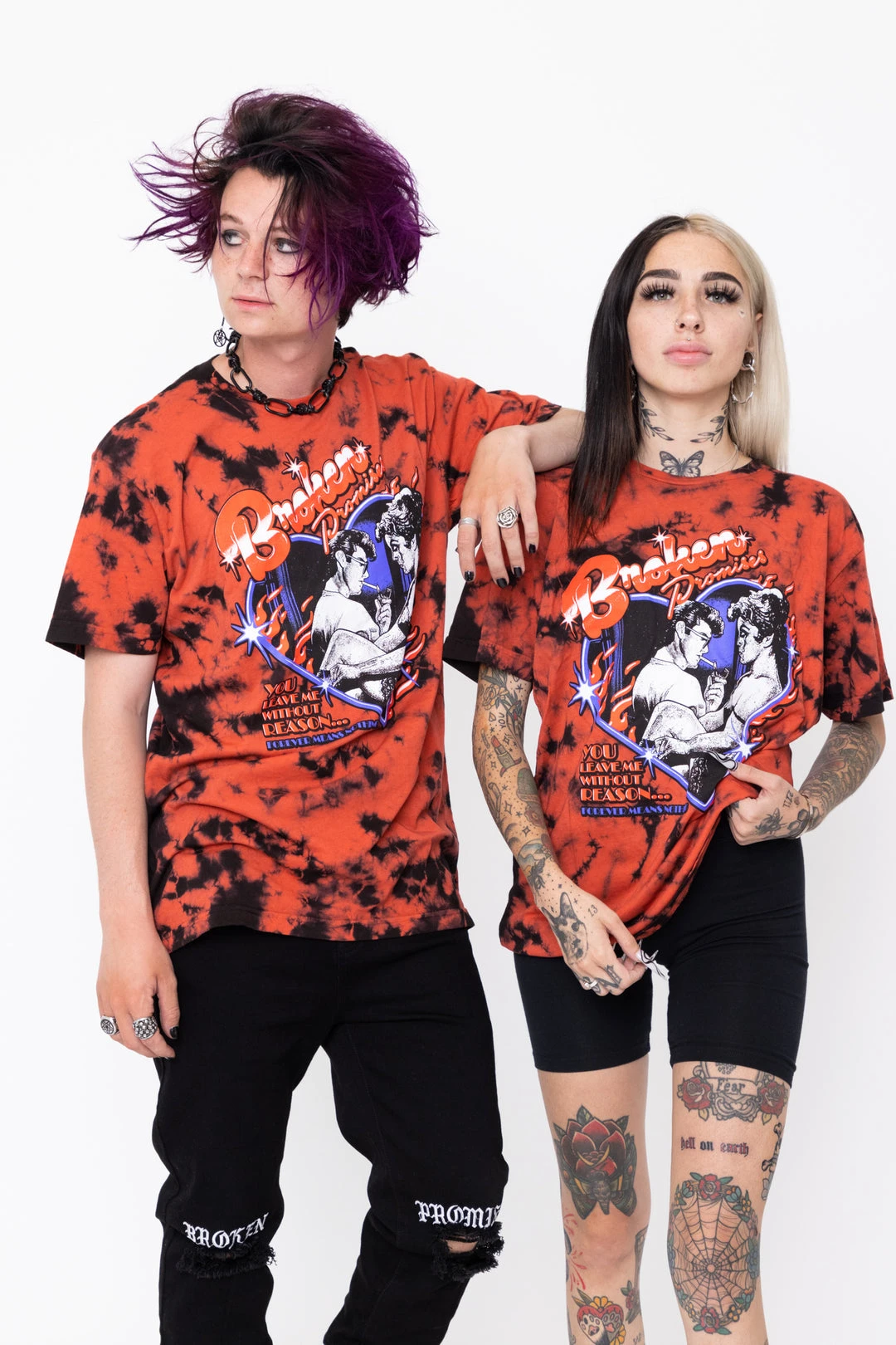 CASH Without Reason Tie Dye Tee Shirts