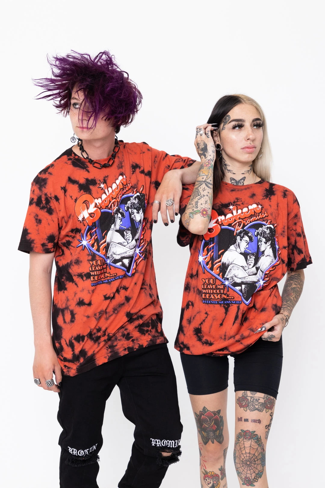 CASH Without Reason Tie Dye Tee Shirts