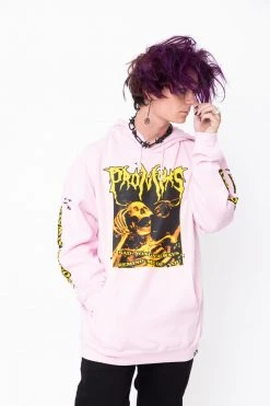 BROKEN PROMISES Hoodies Sad Songs Hoodie Pink