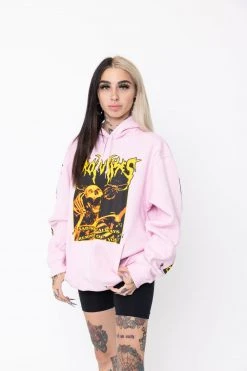 BROKEN PROMISES Hoodies Sad Songs Hoodie Pink