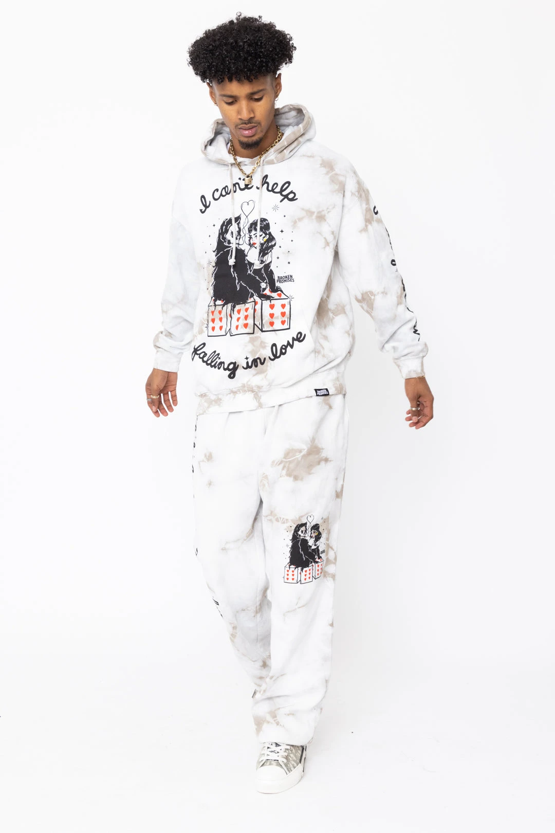 CASH Bottoms Love You So Tie Dye Sweatpants