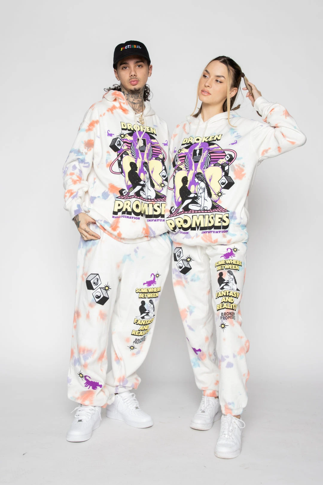 BROKEN PROMISES Fantasy & Reality Hoodie