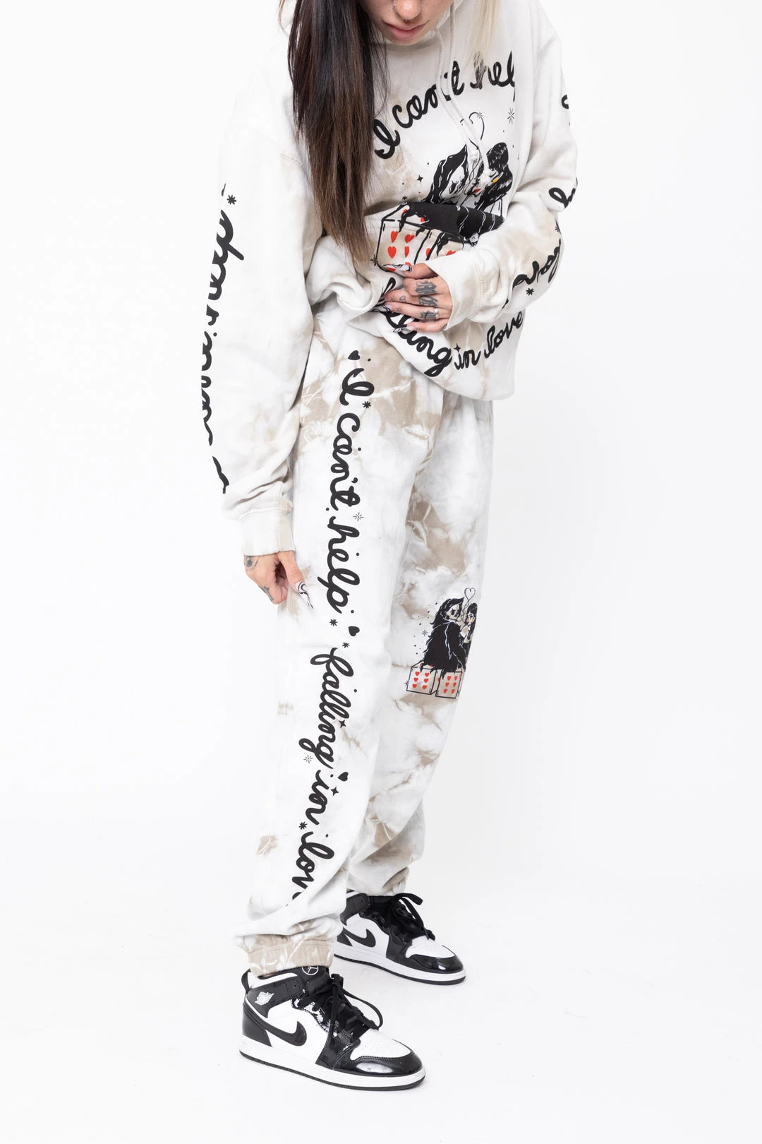 CASH Bottoms Love You So Tie Dye Sweatpants