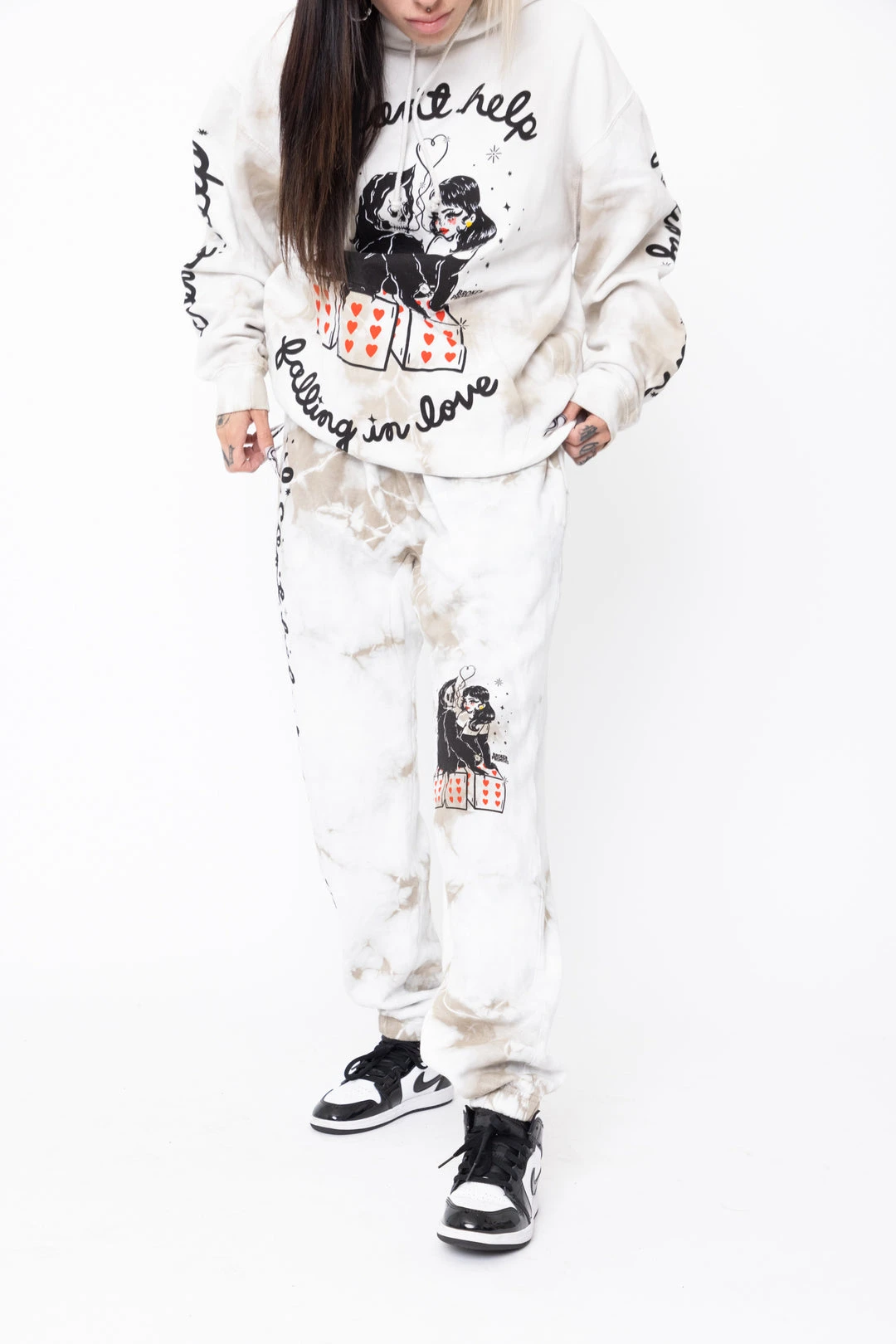 CASH Bottoms Love You So Tie Dye Sweatpants