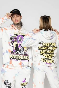 BROKEN PROMISES Fantasy & Reality Hoodie