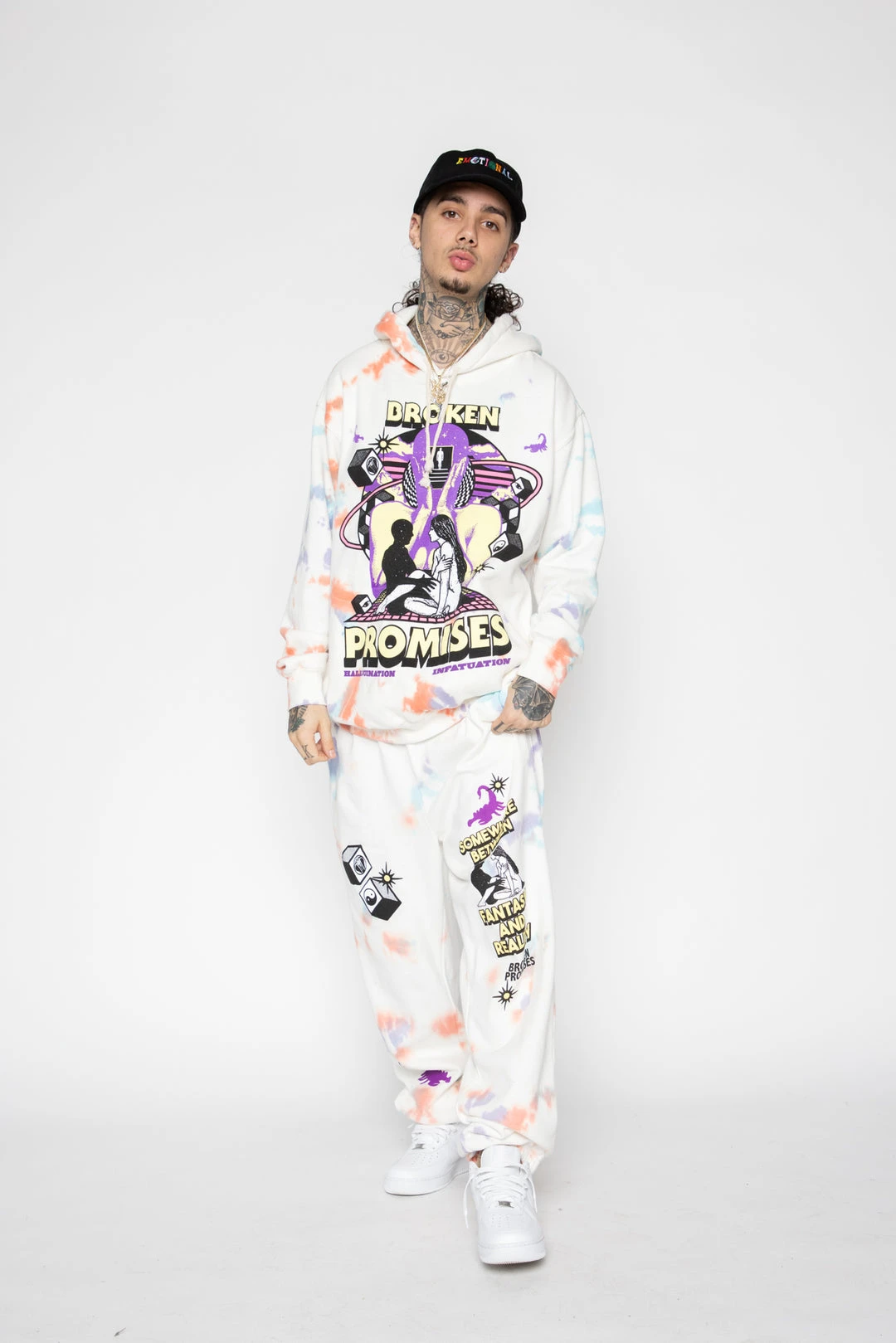 BROKEN PROMISES Fantasy & Reality Hoodie