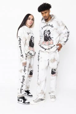 CASH Bottoms Love You So Tie Dye Sweatpants