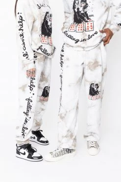 CASH Bottoms Love You So Tie Dye Sweatpants