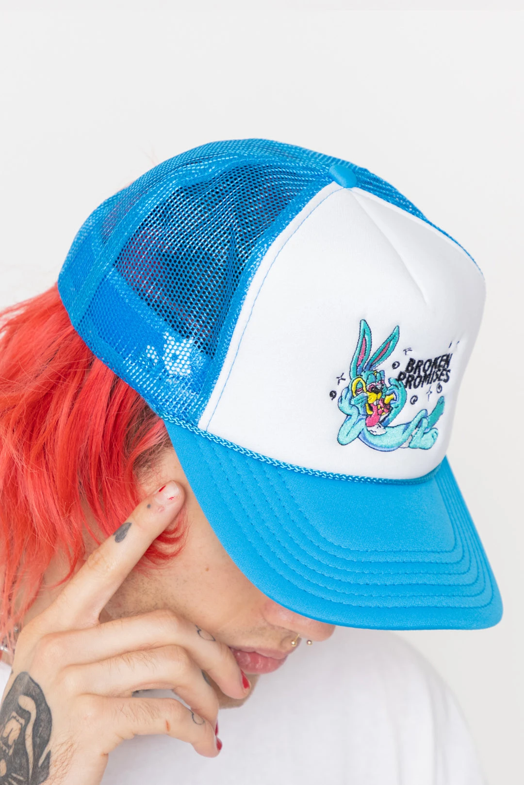 BROKEN PROMISES Head Change Trucker Hat Headwear