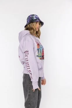 BROKEN PROMISES Hoodies Back To The Hood Lavender Hoodie