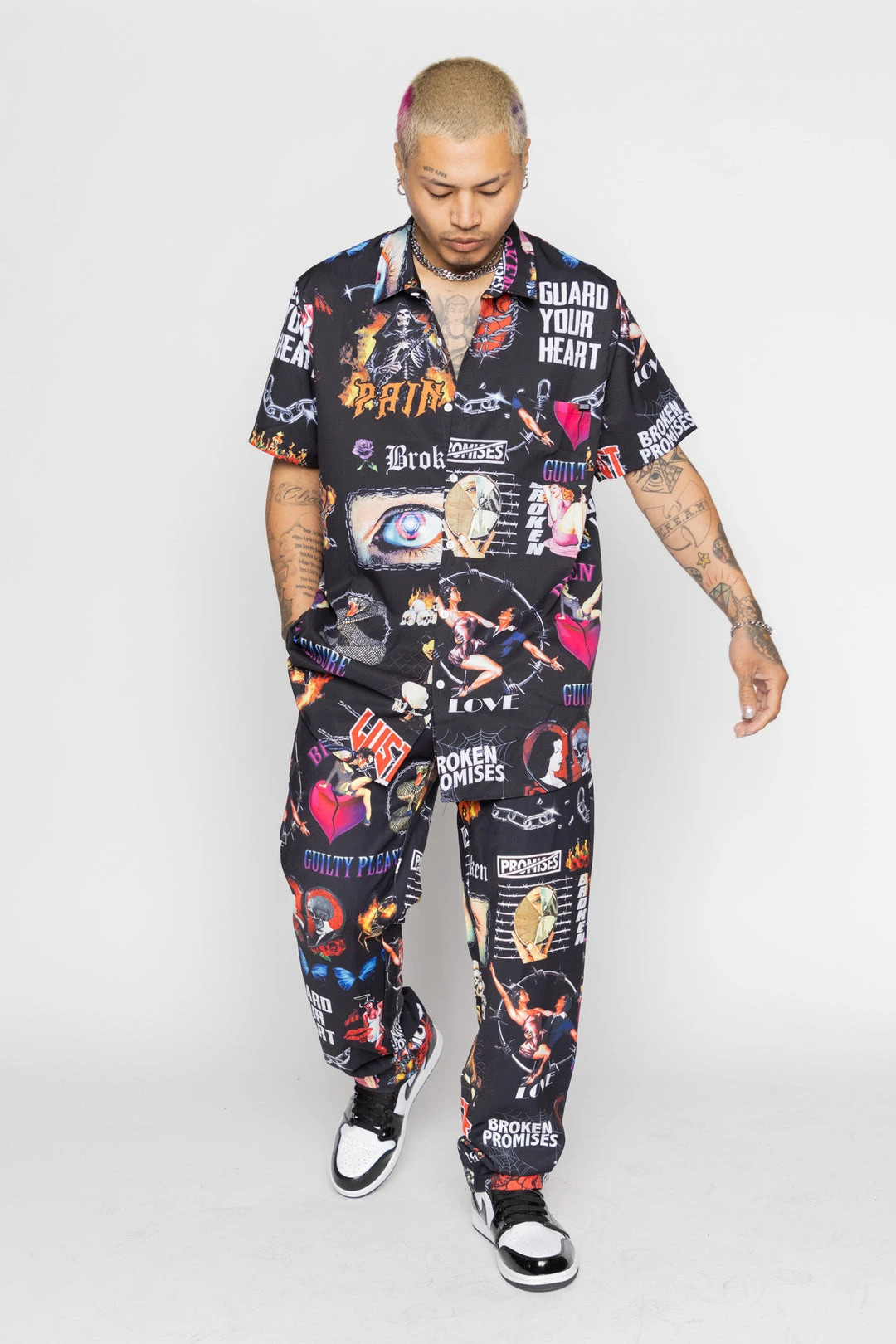 BROKEN PROMISES Bottoms Guilty Pleasure Skate Pant Black