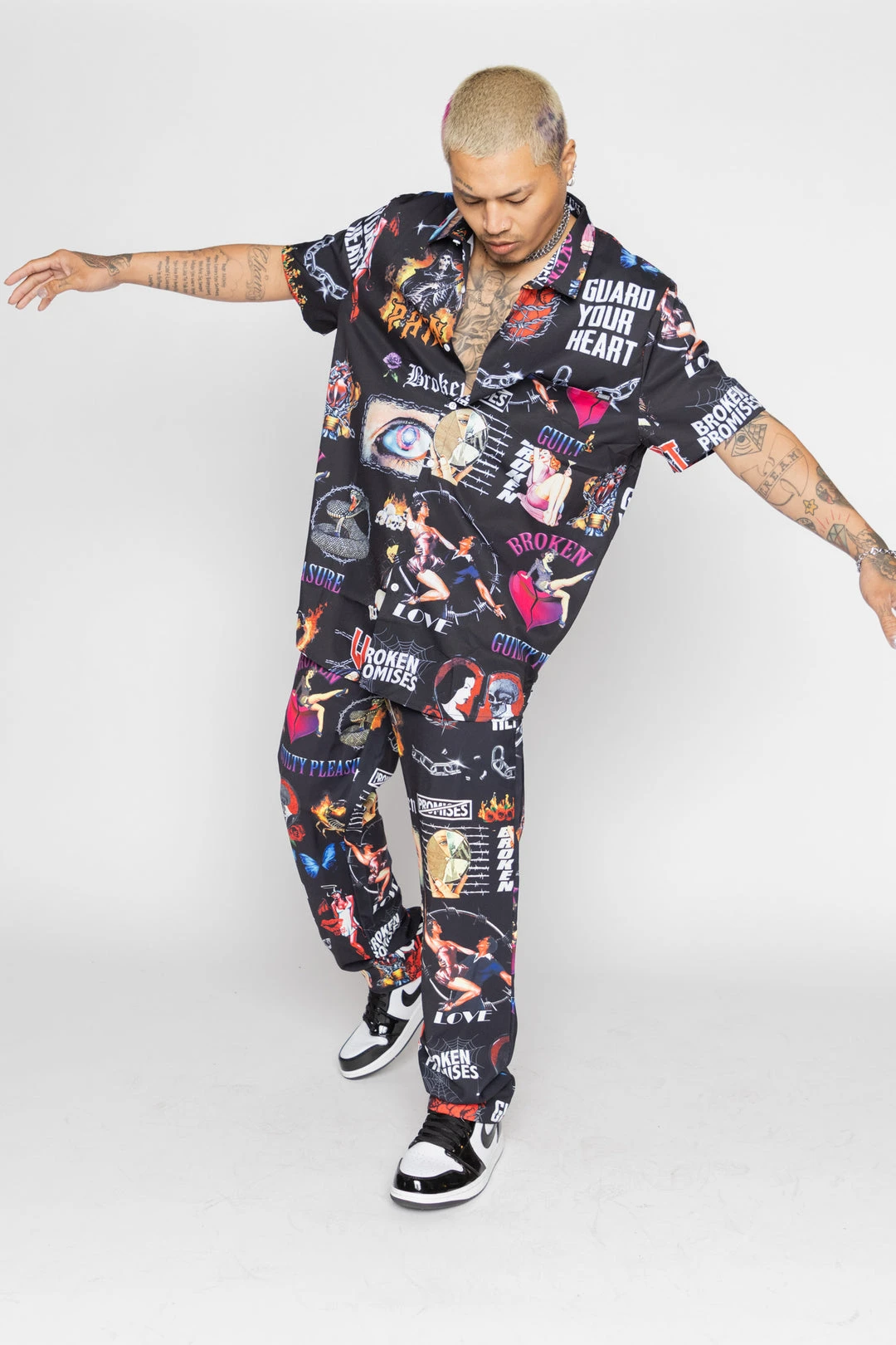 BROKEN PROMISES Bottoms Guilty Pleasure Skate Pant Black