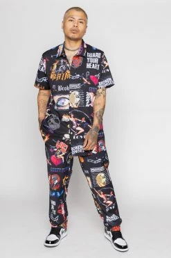 BROKEN PROMISES Bottoms Guilty Pleasure Skate Pant Black