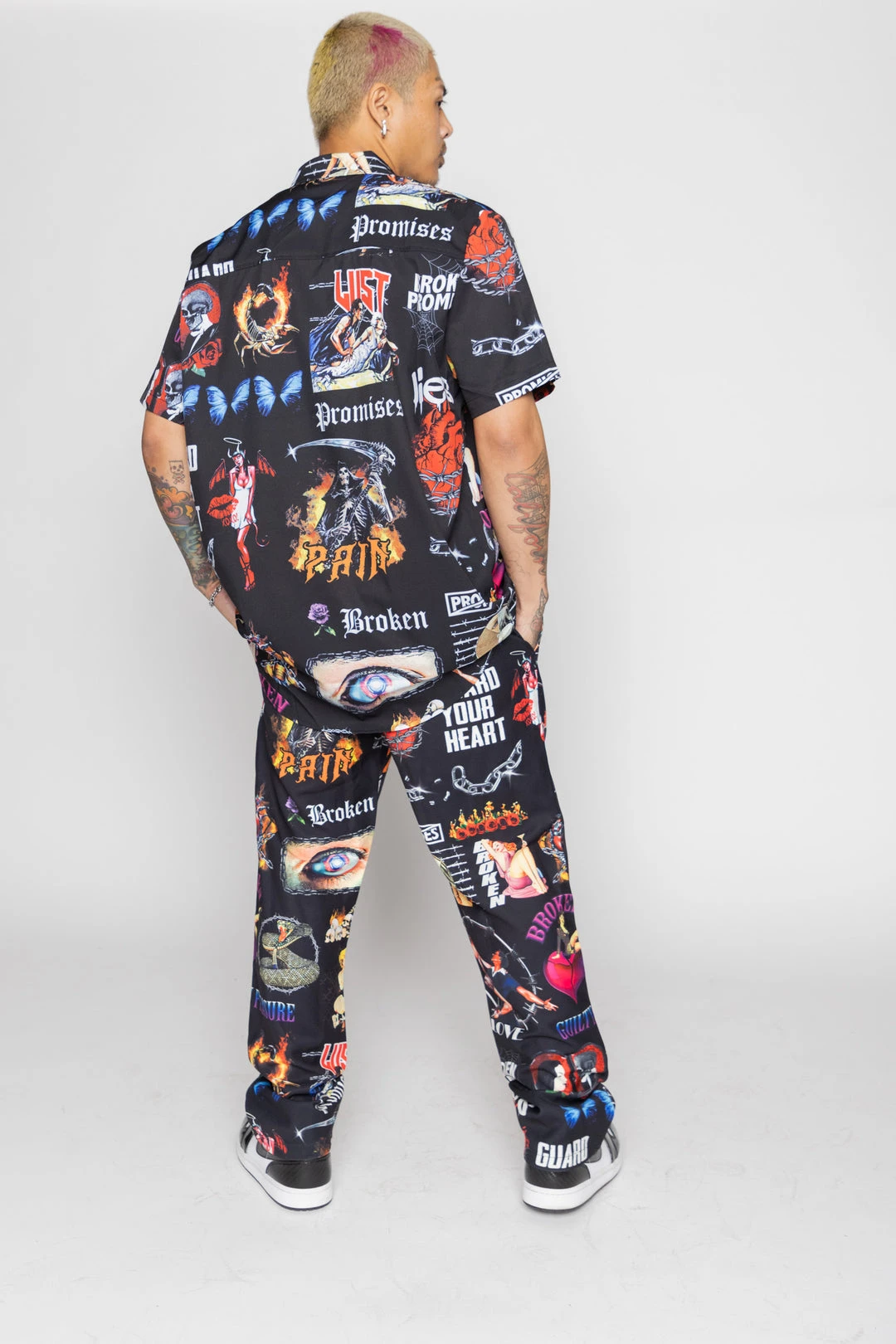 BROKEN PROMISES Bottoms Guilty Pleasure Skate Pant Black