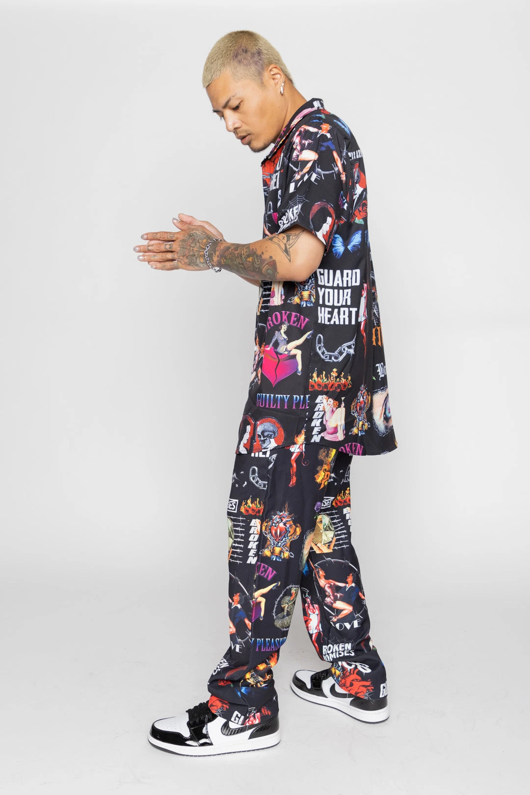 BROKEN PROMISES Bottoms Guilty Pleasure Skate Pant Black