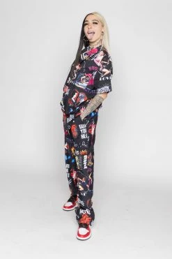 BROKEN PROMISES Bottoms Guilty Pleasure Skate Pant Black