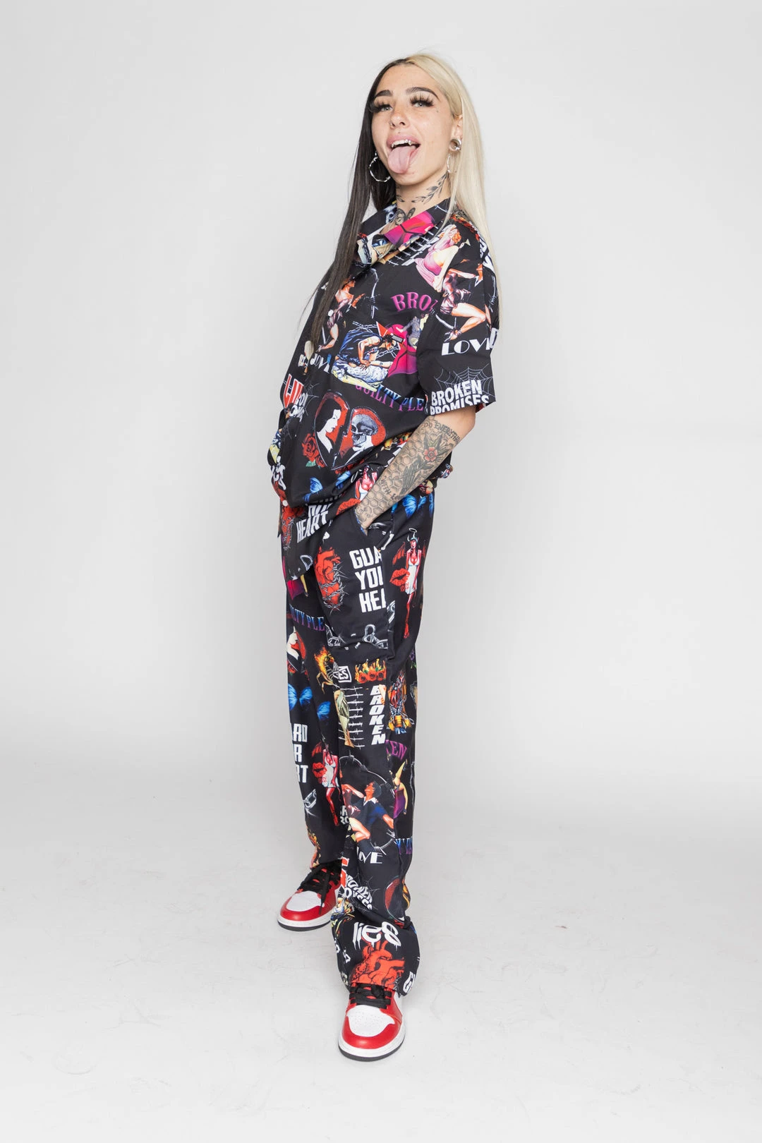 BROKEN PROMISES Bottoms Guilty Pleasure Skate Pant Black