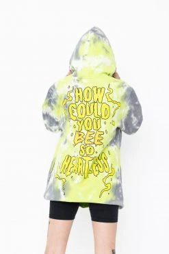 BROKEN PROMISES Beehive Hoodie Dye Green Hoodies