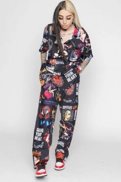 BROKEN PROMISES Bottoms Guilty Pleasure Skate Pant Black