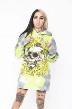 BROKEN PROMISES Beehive Hoodie Dye Green Hoodies