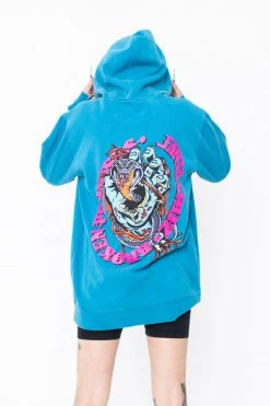 BROKEN PROMISES BP X SC Striker Hoodie Blue Hoodies