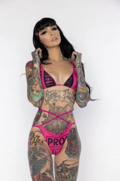 BROKEN PROMISES Switchblade Bikini Bottom Swim